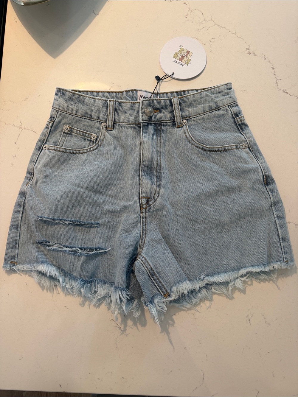 NWT - Princess PollyDenim Shorts - High-Waist -4